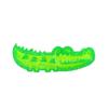 Crocodile Slow Feeder Dog Toy Silicone Puzzle Feeder with Hidden Treat Slots Outdoor Gaming Toy for Large Small Dogs