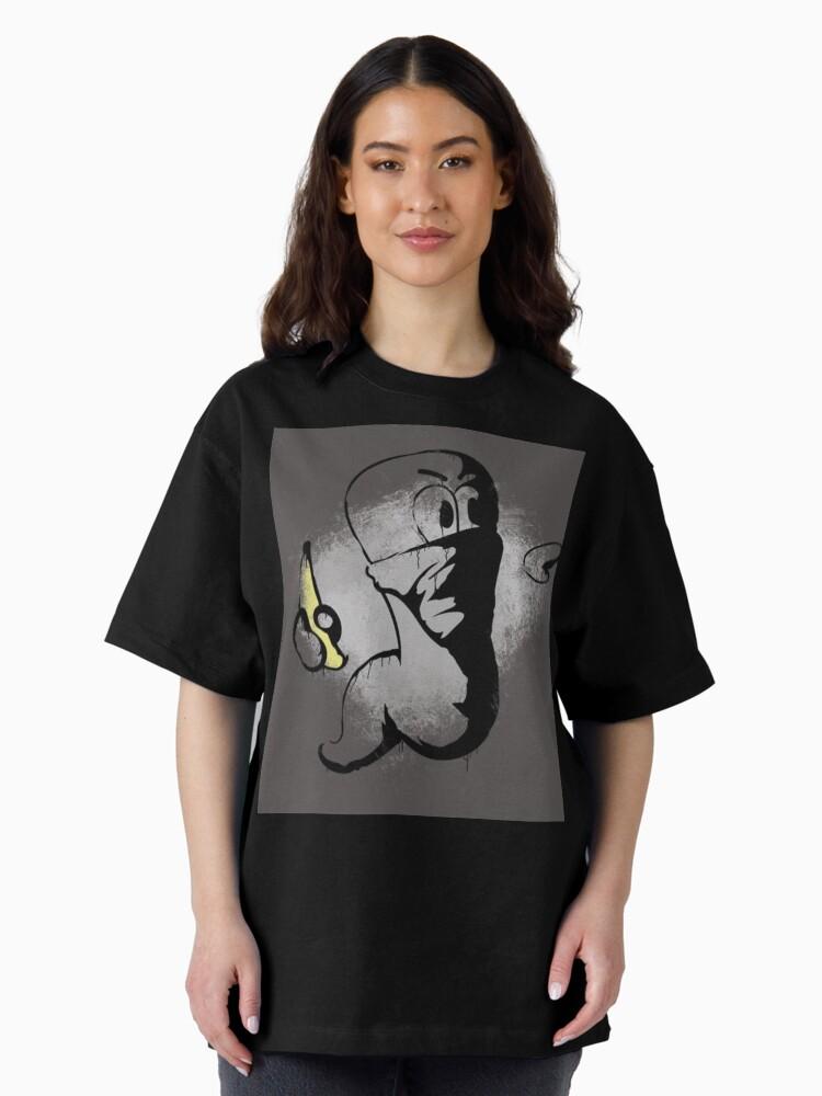 Worms WORMS ARMAGEDDON BANANA BOMB Oversized T-Shirt