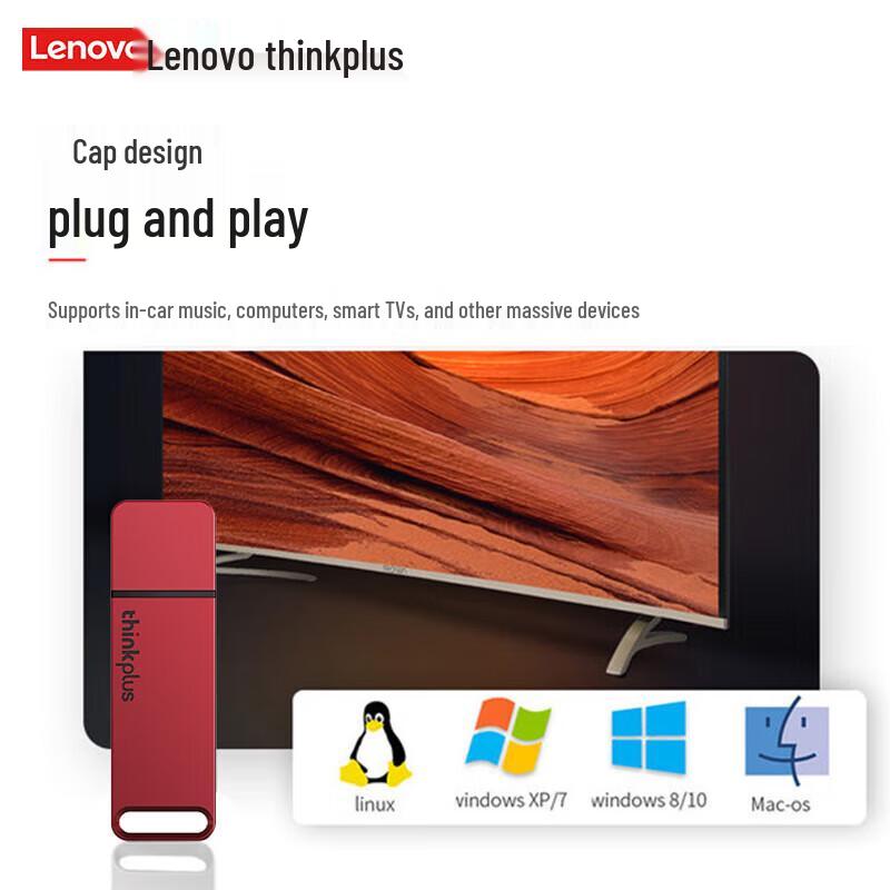 USB 3.1 Флеш-накопитель ThinkPlus Lenovo TU100
