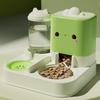 Автоматическая кормушка для кошек 2-в-1, диспенсер для воды, многоцелевая, для маленьких кошек, собак, щенков, миска для кормления едой и водой, товары для питомцев