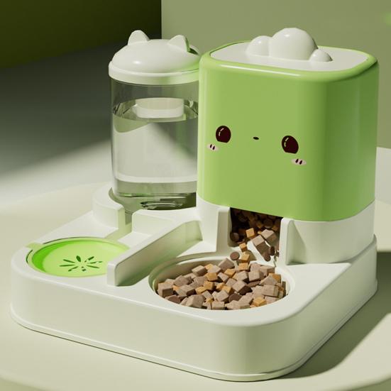 Автоматическая кормушка для кошек 2-в-1, диспенсер для воды, многоцелевая, для маленьких кошек, собак, щенков, миска для кормления едой и водой, товары для питомцев