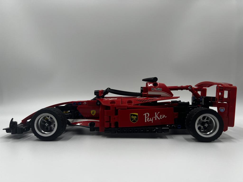 Детская игрушка-суперкар с дистанционным управлением, модель гоночного автомобиля из строительных блоков с мелкими деталями, совместимый конструктор для мальчиков