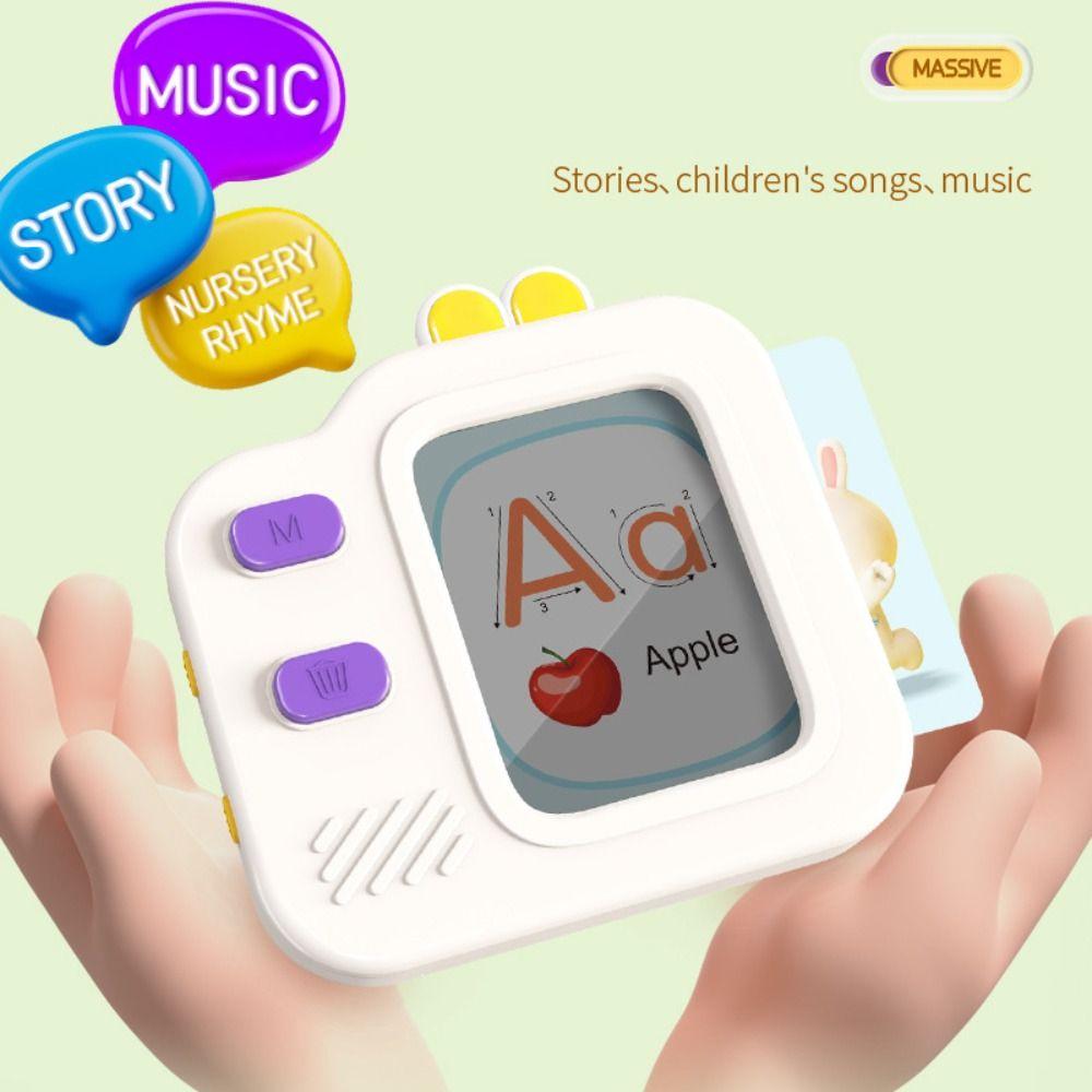 with Sound Early Education Machine Plastics Talking Flash Cards Education Toy Toddler Kids