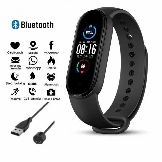 Умный браслет Часы Движение Подсчет шагов Bluetooth Синхронизация с телефоном Водонепроницаемые Умные часы Для мужчин Женщин Студентов