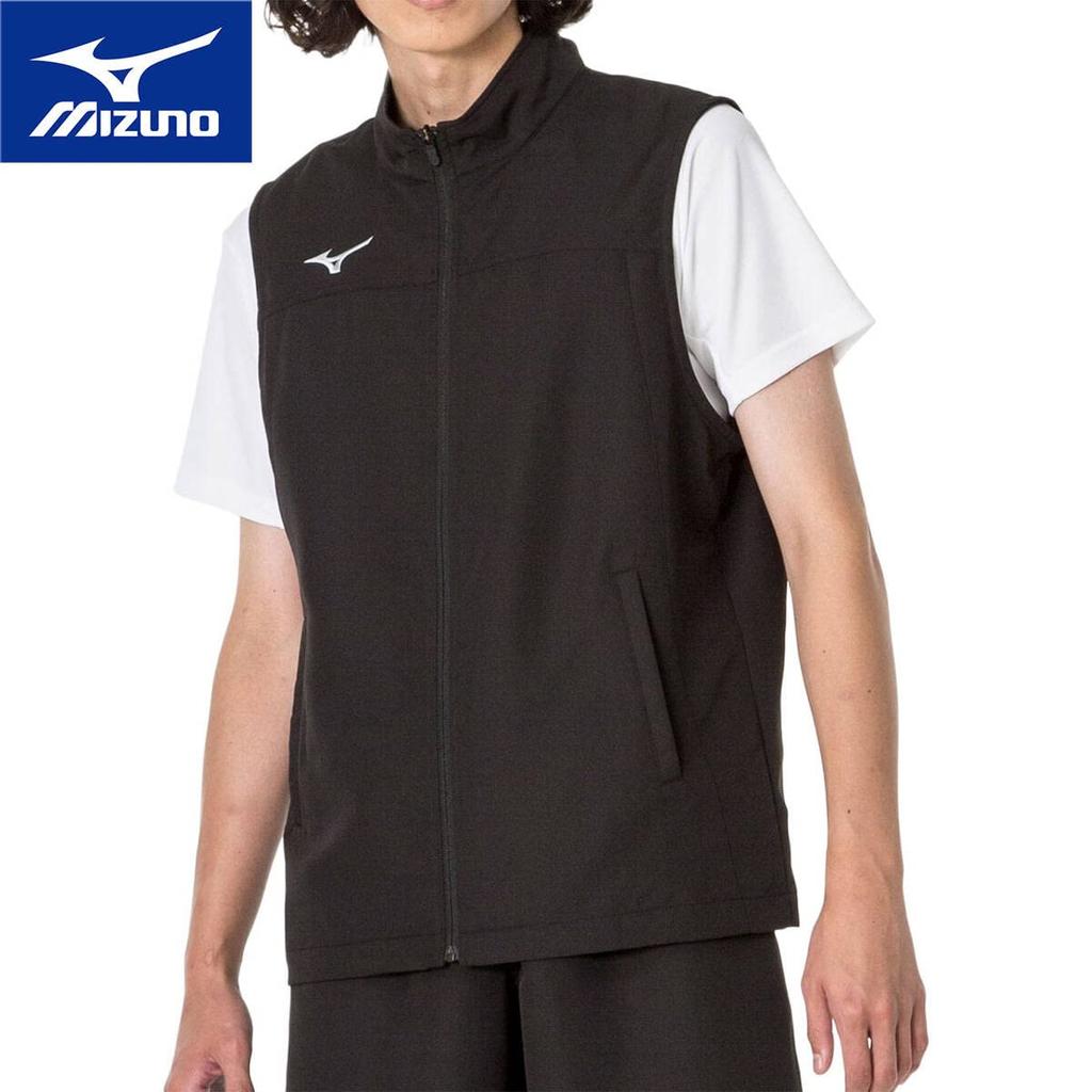 Mizuno Training Cloth Small Vest, Sweat-Wicking, Quick-Drying, 32JCA135, Black,