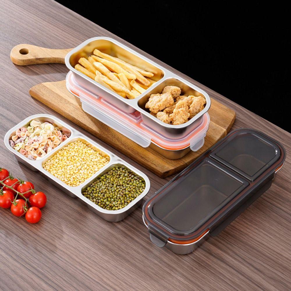 Leak-proof Food Storage Container 2/3 Grids Fruit Food Fresh Box  Kids Gift