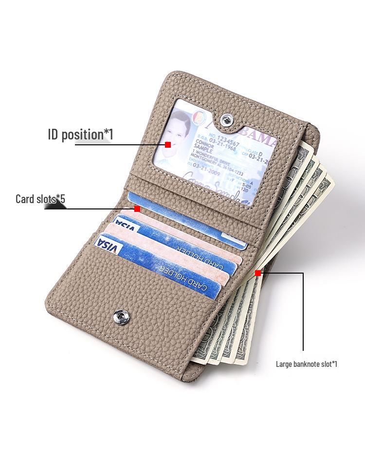 Унисекс кожаный кошелек с RFID: Японский кошелек на молнии для монет и держатель для карт
