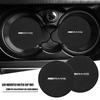 Car Styling Auto Coaster Water Cup Slot Non-Slip Mat Pad For Mercedes Benz AMG GLC GLE CLA W204 W205 W203 W211 W212 W213
