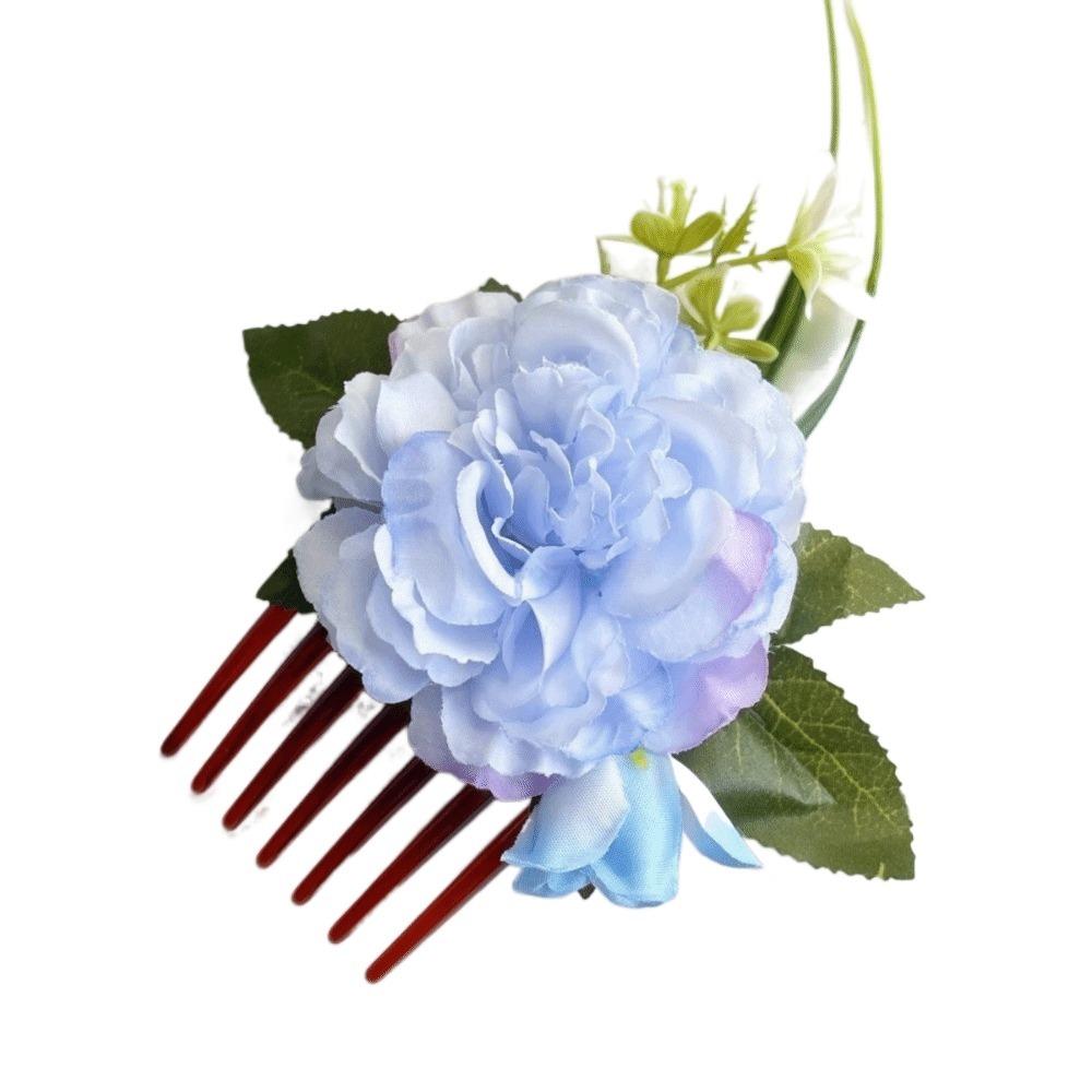 Bohemian Flower Hair Comb Hair Clip Wedding Bride Accessories  Water Splashing Festival