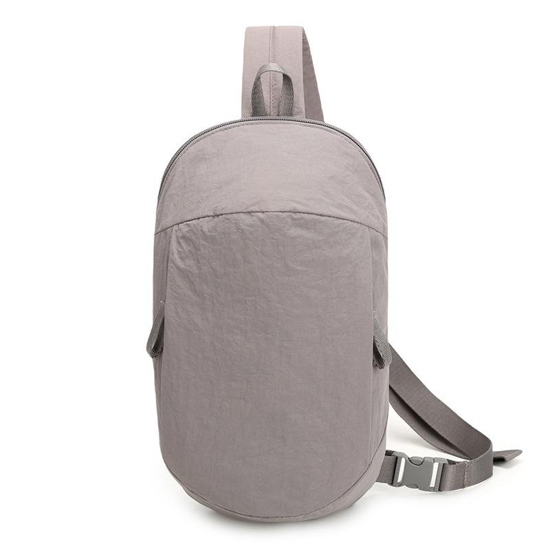 Сумка через плечо Спортивная нагрудная сумка для улицы Большой вместимости Однотонная сумка на плечо