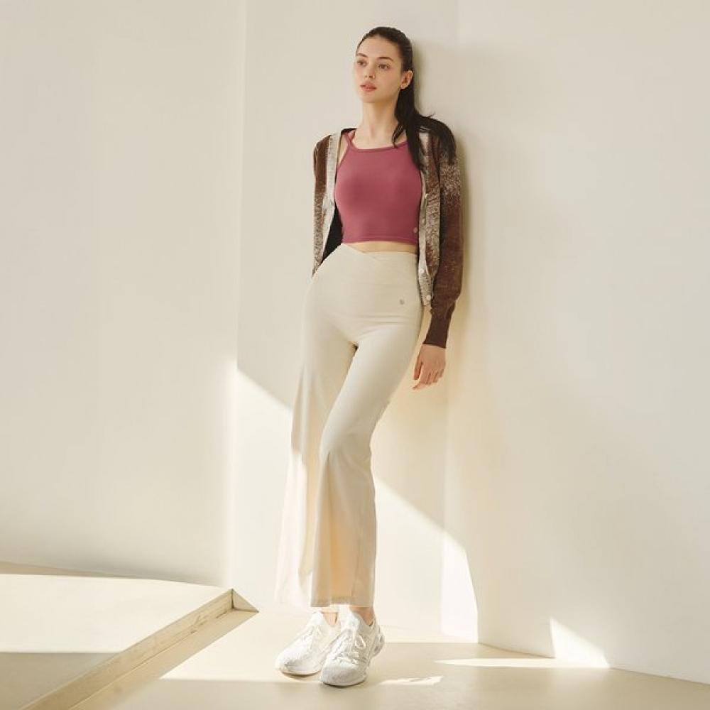 Huit Women S Tichar Rib Semi Wide Fit leggingS Htwle5k06t
