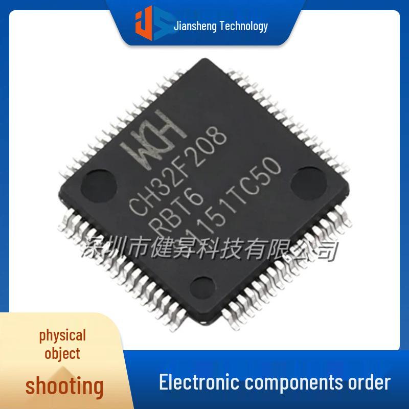 Original CH32F208RBT6 LQFP-64M 32-bit Industrial-Grade General-Purpose Microcontroller MCU