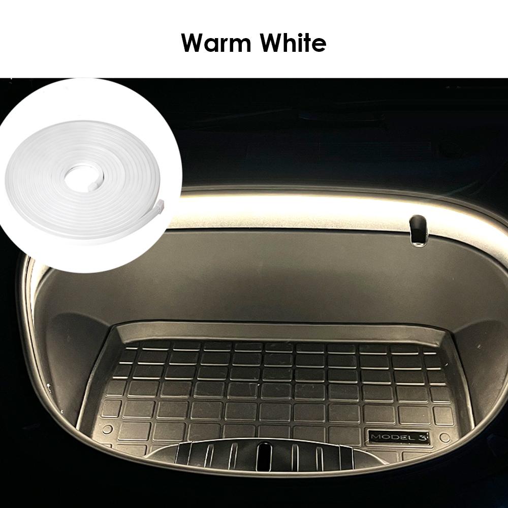 VJOYCAR Frunk Brighten LED Strip Modified Lighting for Tesla Model 3 Y S X 2018~2026 Waterproof Flexible Front Frunk Light