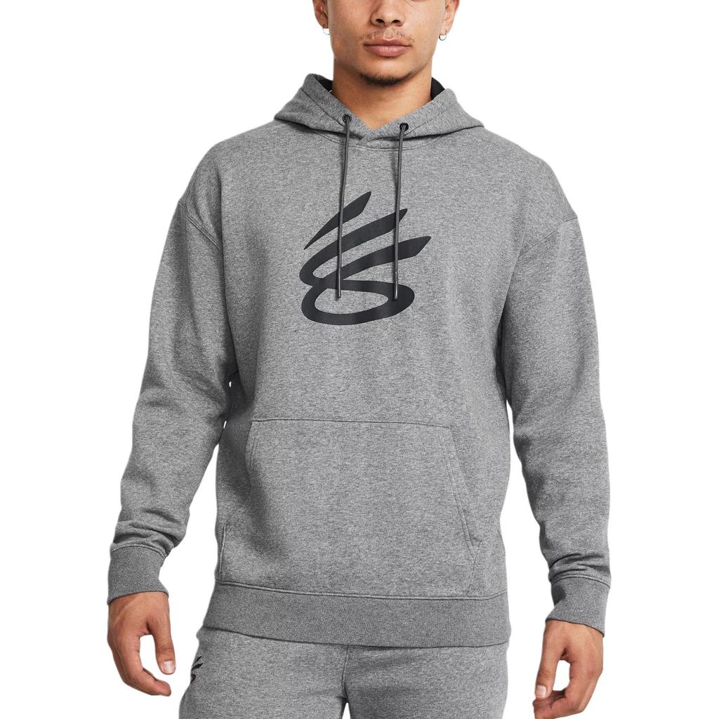 Under Armour Толстовка с капюшоном Curry Splash Logo Printed, мужская толстовка с капюшоном, темно-серая 1380839-025