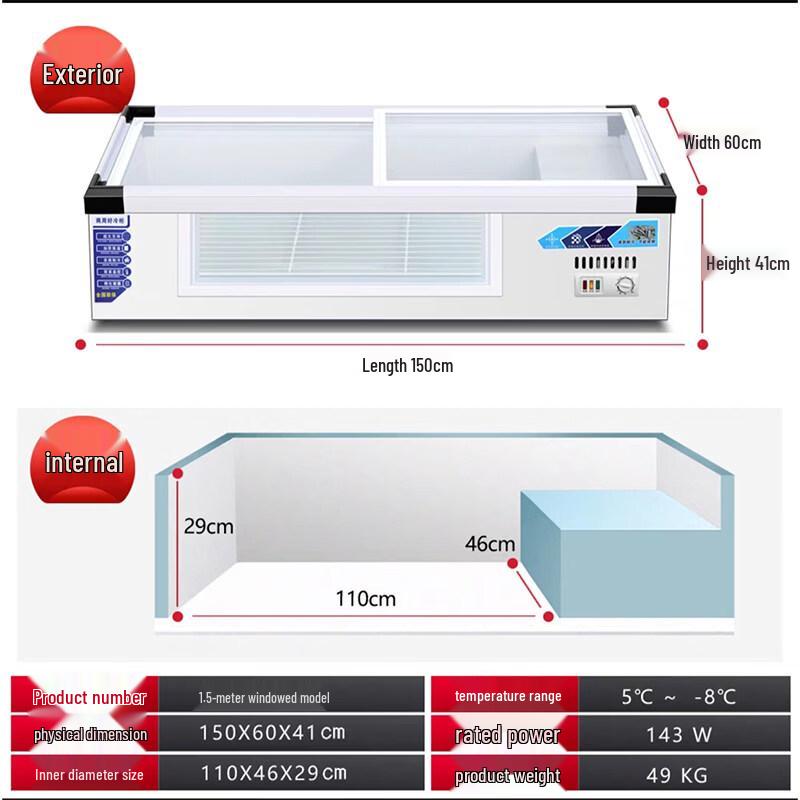 Portable Refrigerated Display Cabinet