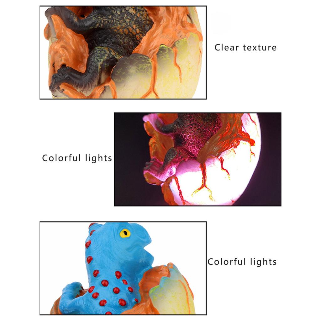 Novelty Simulation Luminous Dinosaur Eggs Lamp Model Children's Toy Decoration