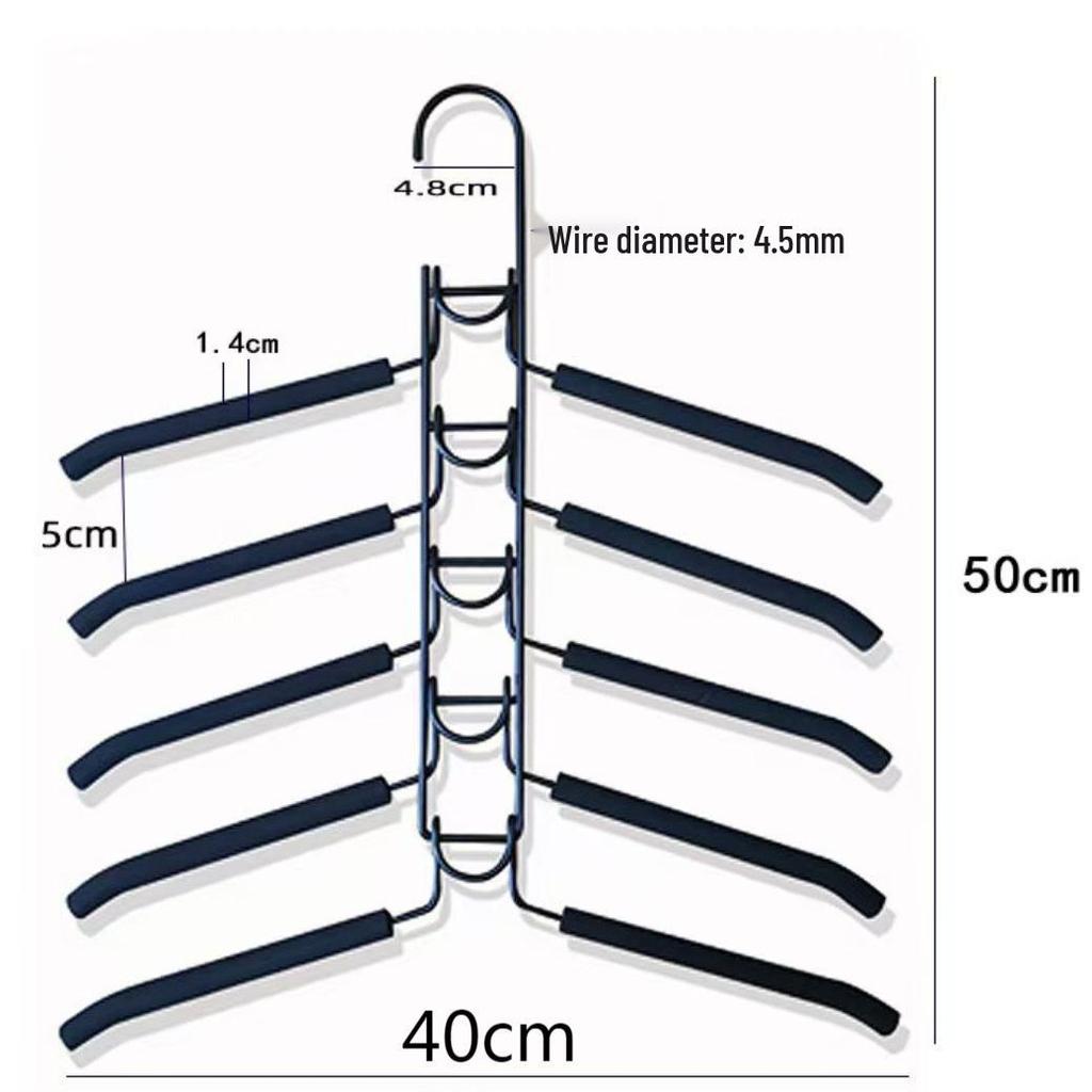 Волшебная многослойная нескользящая вешалка-стойка для одежды для шкафов