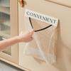 Large-capacity Garbage Bag Holder Hanging Mesh Bags Wall-Mounted Fruit Organizer Storage Tools Sundries Bag Net Kitchen Cabinet Accessories