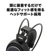 Audio-Technica ATH-AVC500 Wired Headphones, 3m Cable, 6.3mm Standard3.5mm Mini Connection, Black