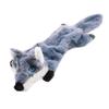Pet Dog Squeaky Toy No Stufffed Squeaky Plush Dog Toy for Small Dogs Wolf-dog Shape Chew Toys Pet Interactive Accessories