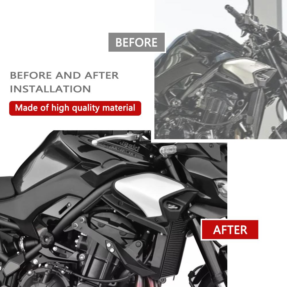 Мотоциклетное Крыло Передний Спойлер Стабилизатор Для Kawasaki Z900 2025 Z900 SE 2026 Декоративное Боковое Кожух Крылышко Дефлектор Воздуха