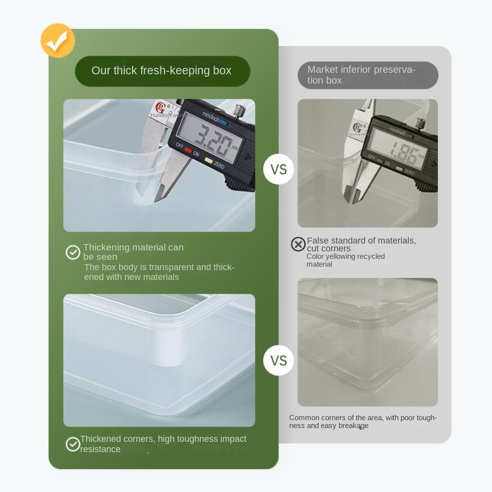 Многоразовый кухонный контейнер для хранения Многофункциональный герметичный контейнер для продуктов Кухонный органайзер