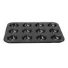 12 Cavity Muffin Cake Pan Carbon Steel Nonstick Baking Pan  Desserts Muffin Puddings Candy
