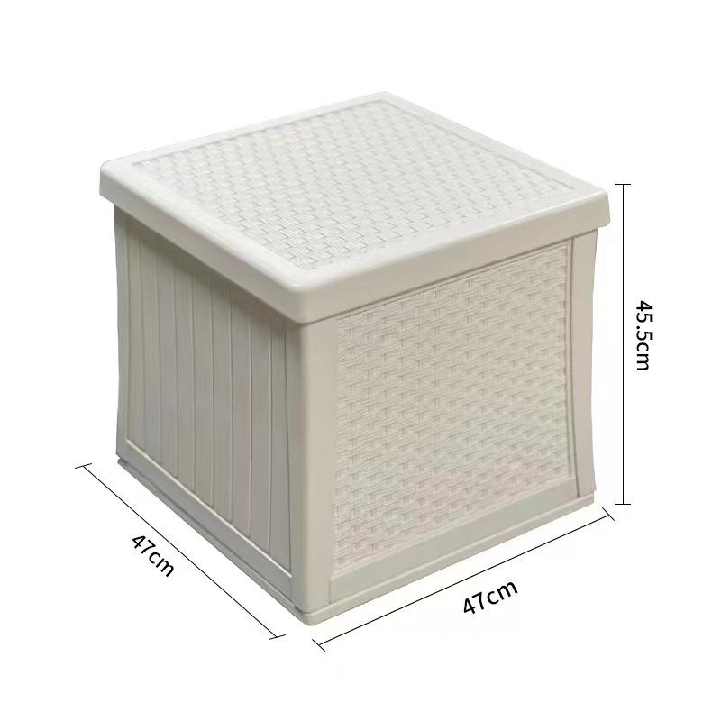 Шкаф для хранения вещей в саду: Водонепроницаемый и солнцезащитный ящик-перекидной верх для использования во дворе семьей на вилле