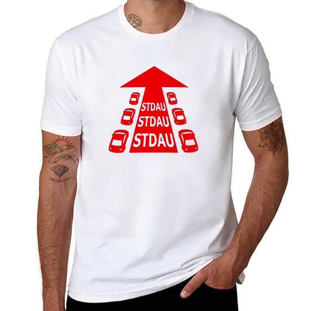 STDAU official Logo T-Shirt man t shirt summer t shirts for man cotton t shirts for man cotton soft T-Shirt