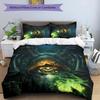 3pcs World of Warcraft characters2 pattern bedding set duvet cover set includes duvet cover &pillowcases, perfect all season bedroom decoration & gift