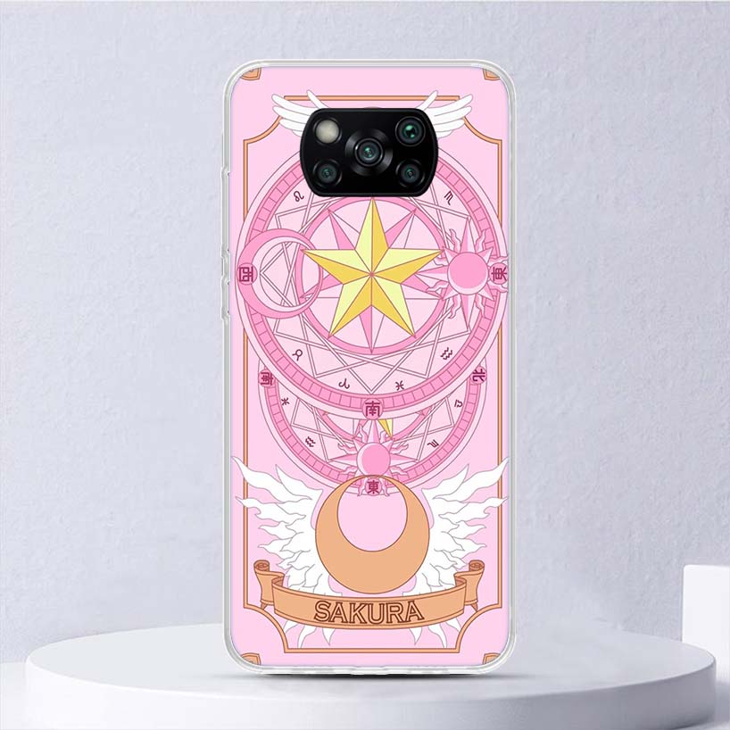 CardCaptor Sakura Аниме Мягкий чехол для Xiaomi Poco X7 X6 X5 X4 X3 Nfc F6 F5 Pro Чехол для телефона F4 Gt F3 F2 F1 M5S M4 M3 M5 Funda Coq