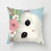Cute Cat Pattern Decorative Pillowcase Car Sofa Square Cushion Pillowcase