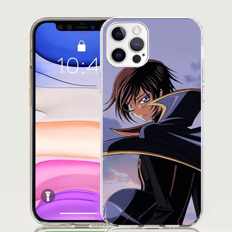 Чехол для телефона с аниме Code Geass Для iPhone 17 Air 16 15 Plus 11 14 Pro Max 13 Mini 12 7 8 + SE Узор Арт Индивидуальный Чехол 17 Air 1