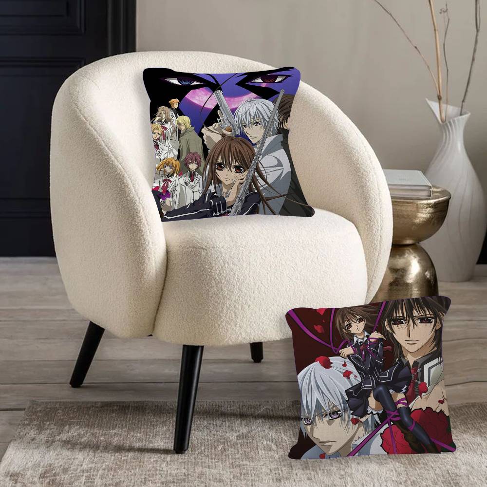 PC Anime VVampire Knight Cushion Cover Car Throw Pillow Case For Sofa Car Christmas Gift