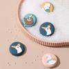 Cute Wall Protector Door Crash Pad Anti-collision Self Adhesive Door Handle Bumper Silicone Simple Door Stopper Wall Sticker