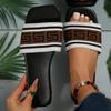 Mesh Summer Slippers For Women  New Flat Indoor Outdoor Beach Slides Women Flip Flops Ladies  Luxury Design Big Size 36-43