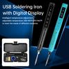 USB-паяльник Мини-маленький набор паяльников Регулируемый паяльник Портативный Type-C Интерфейс Аккумулятор 800 мАч