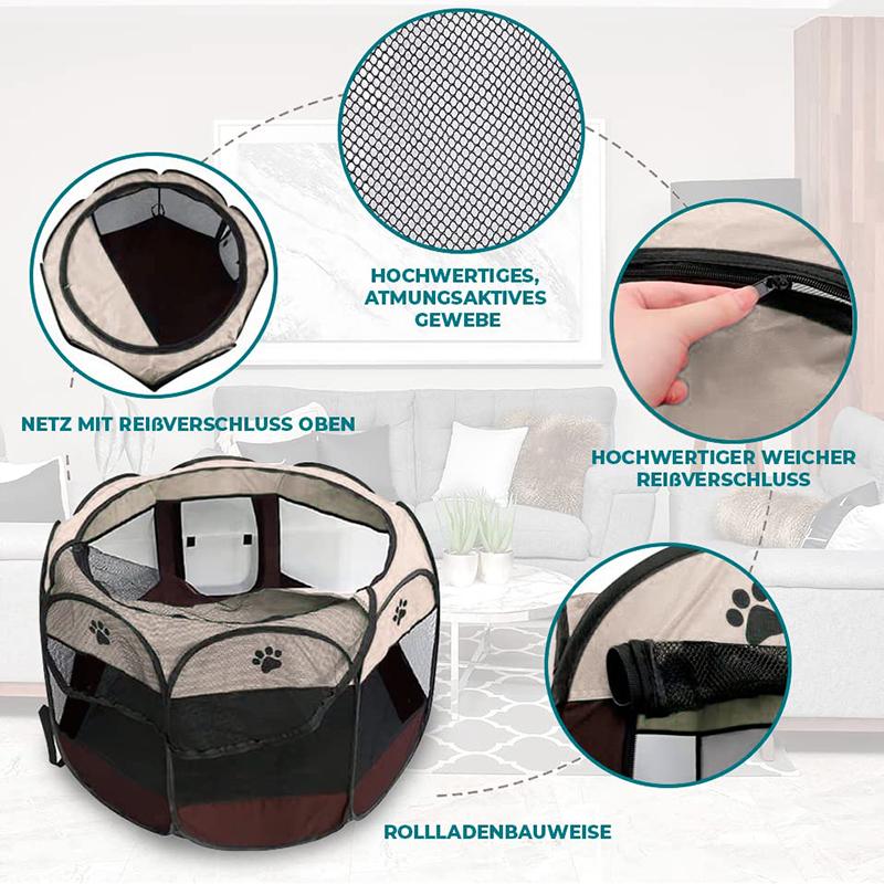 Pet Playman Dog Складная палатка для собак Водонепроницаемая съемная ручка-конура абажур для собак кошек щенков уличная палатка