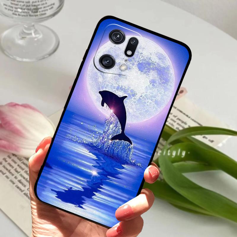 Чехол для OPPO Find X5 Pro, противоударный, мягкий ТПУ, силиконовый чехол для телефона, для OPPO Find X5 Lite, Funda FindX5 X 5 Pro Lite, Capa, мультяшный
