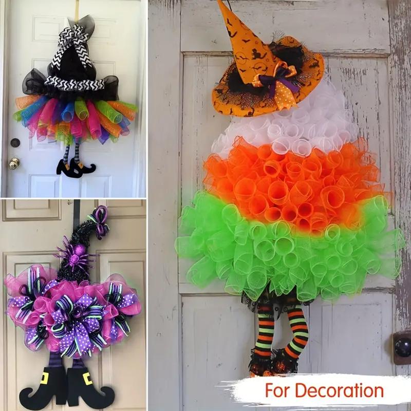 Один рулон полиэстера, новый продукт, 53 см, сетка, пасхальный венок, материал, красочная сетка, праздничное украшение, многостиль