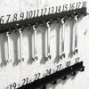 Metal Wrench Sorting Rack Multi-Hole Wrench Storage Rack  For Workshop Tool Organization