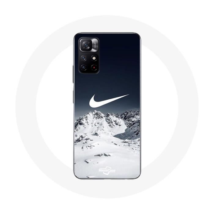 Coque - Nike - Xiaomi Redmi Note 11s 5G - Souple - Blanc - Logo Niege Hiver
