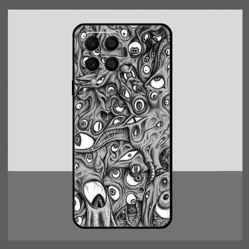 Чехол 'Страшное Лицо Глаза' для Samsung Galaxy M11 M31 M14 M34 M54 M12 M32 M52 M15 M13 M06 M16 M36 M56 M53 M35 M55