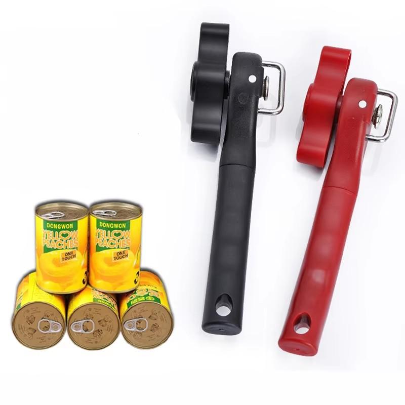 Safe Cut Can Opener Smooth Edge Can Opener Handheld Food Grade Stainless Steel Cutting Can Opener For Kitchen Restaurant Openers