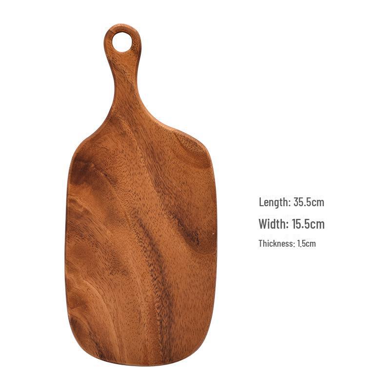Acacia Wood Multipurpose Board: Bread, Baby Food, Fruit, Sushi, Pizza, Steak, and Cooked Foods