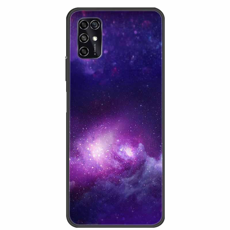 Для ZTE Blade V2020 Умный Чехол Черный Бампер Силикон ТПУ Мягкий Чехол-Крышка для Телефона Для ZTE Blade V20 Smart 8010 Funda Мультяшный Coque