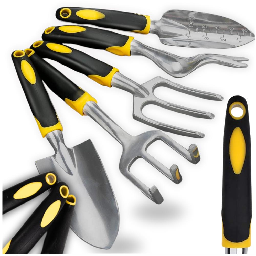 Set of garden tools: garden shovel, rake, claws, Father's Day, GoGarden