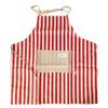 [R7695] - Waterproof Apron 'Fuji' Red Beige - 70x68 Cm