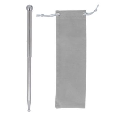 Ручка для мануальной акупунктуры Двусторонняя из нержавеющей стали Снимает усталость Глубокая релаксация Инструмент для акупрессурных точек