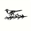 Стильная 1 шт. сорока металлическая птица садовое искусство на дереве дизайн наружного двора украшение для новоселья отличительный природный сад